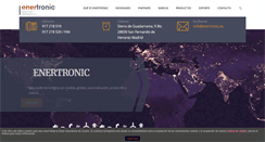 Desktop Screenshot of enertronic.es